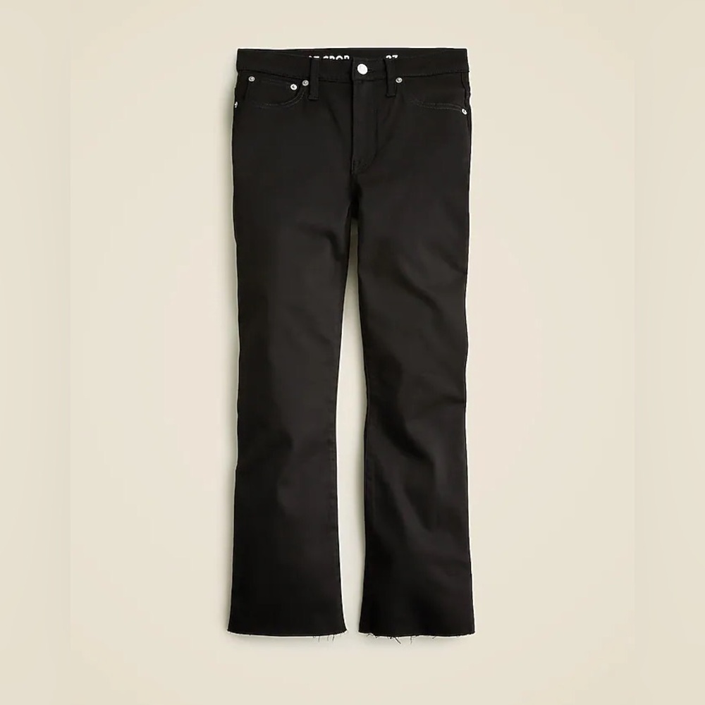 J.Crew 9” Demi Boot Crop Jeans in Black